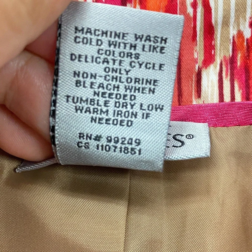 Maggie Barnes for Catherines Open Blazers Women Plus Sz 3x‎ Abstract Print